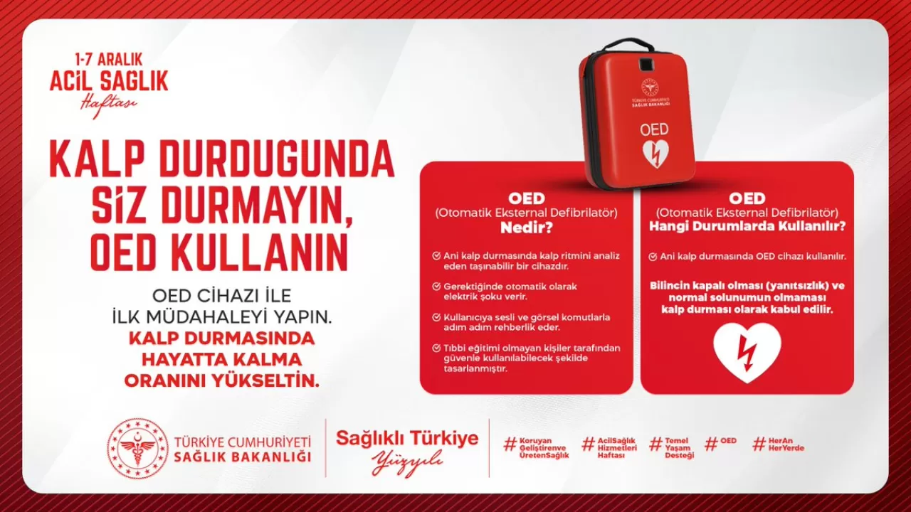 Kalp Durmasında Hayat Kurtaran Cihaz: OED Kullanımı Yaygınlaşıyor