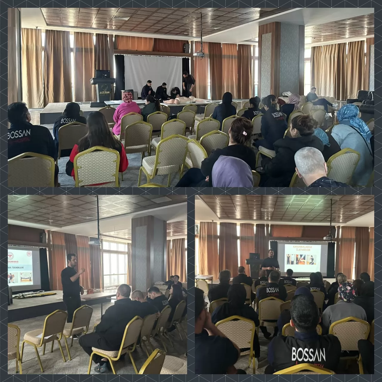 Özel Bossan Hastanesi Personeline İlk Yardım Farkındalık Eğitimi Verildi