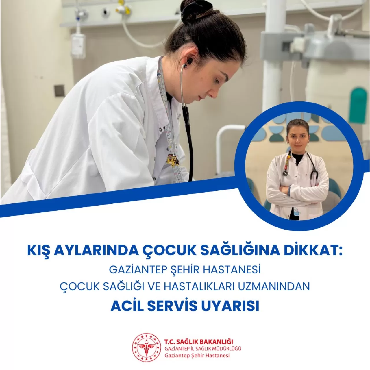 Gaziantep'te Çocuk Acil Servislerinde Kış Aylarında Başvuru Artışı