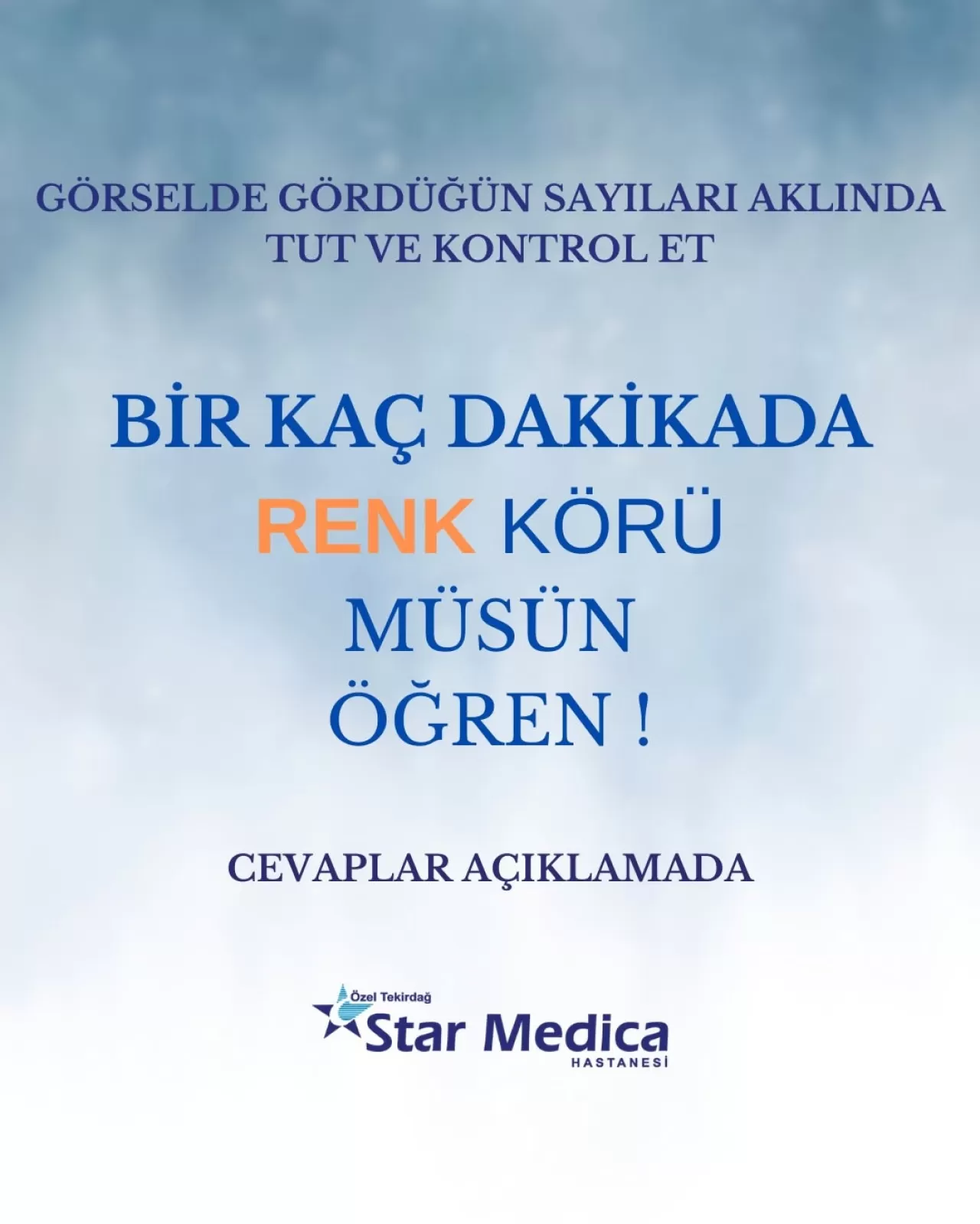 Renk Körlüğü Farkındalığı ve Erken Teşhisin Önemi