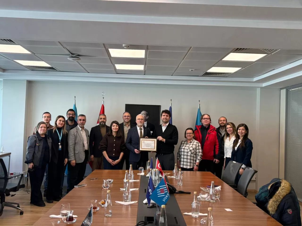 Şişecam Cam Ambalaj Eskişehir Fabrikası'na Sağlıklı İşyeri Sertifikası