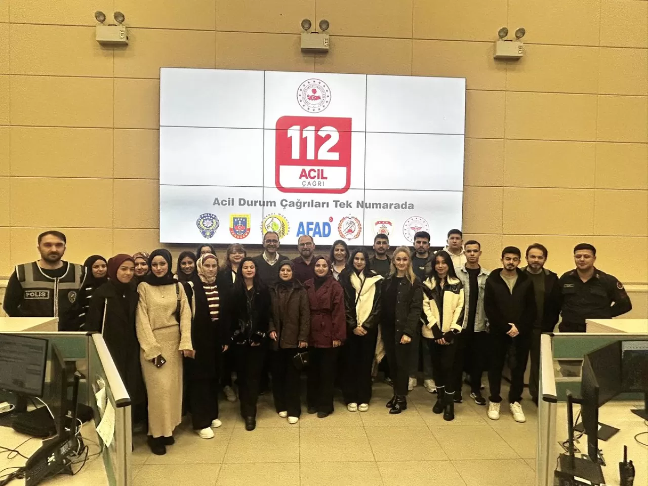 Giresun Üniversitesi'nden 112 Acil Çağrı Merkezi'ne Eğitim Ziyareti