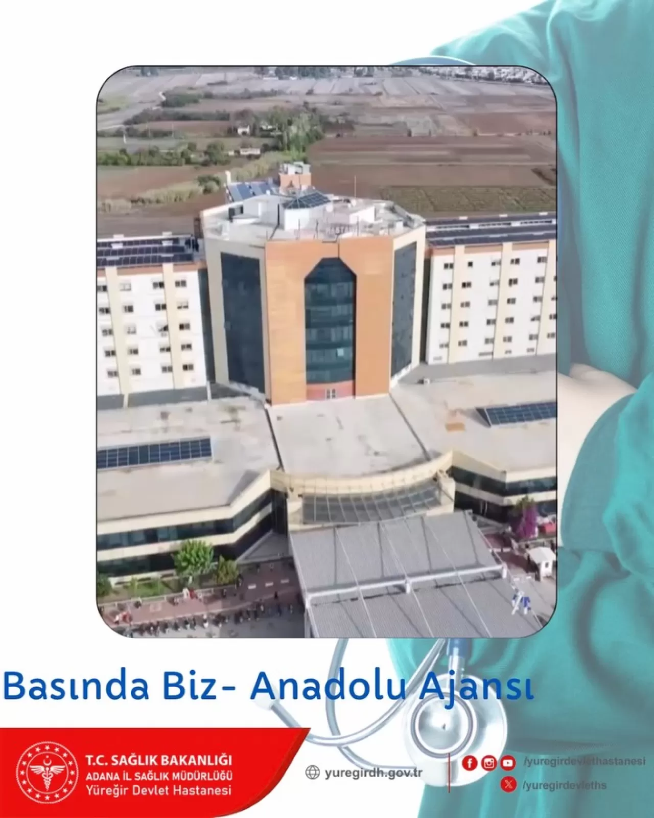 Adana Yüreğir Devlet Hastanesi'nde Güneş Enerjisi ile Yıllık 30 Milyon TL Tasarruf