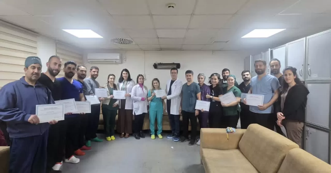 Şanlıurfa'da Ameliyathane Hemşirelerine Sertifikasyon Programı Tamamlandı