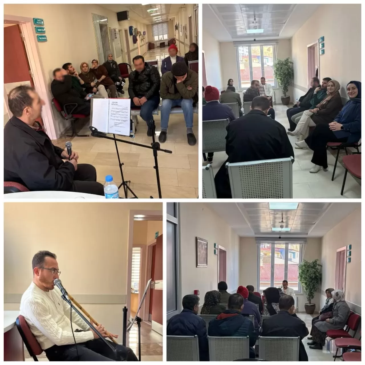 Bayburt'ta Ruh Sağlığı Merkezinde Ney Dinletili Doğum Günü Etkinliği