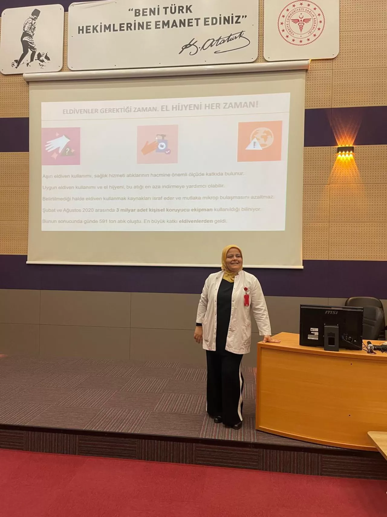 Trabzon Ağız ve Diş Sağlığı Hastanesi'nde Enfeksiyon Kontrol Eğitimleri Tamamlandı