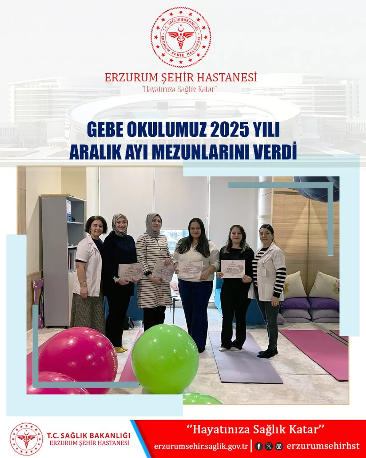 Erzurum'da Gebe Okulu, 2025 Yılı İlk Mezunlarını Verdi