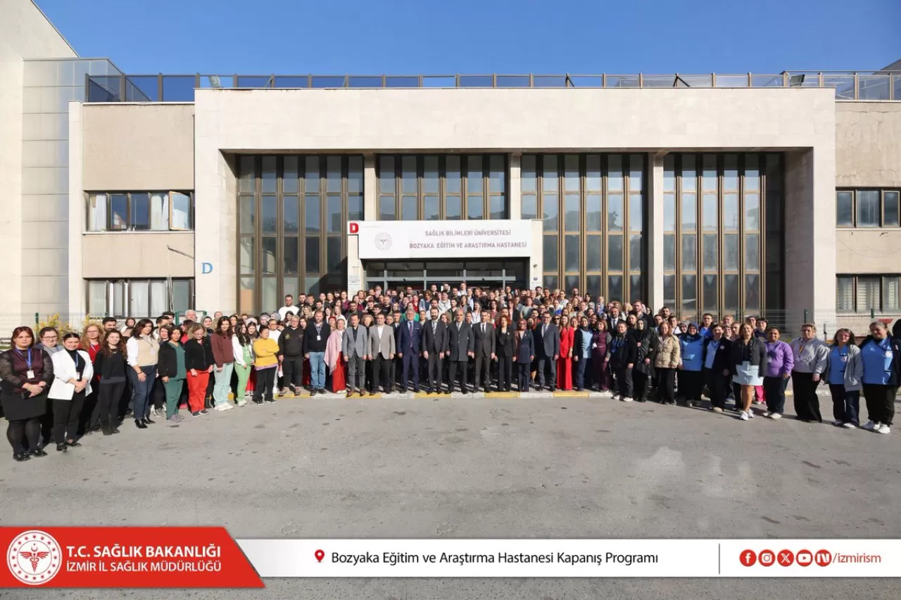 İzmir Bozyaka Eğitim ve Araştırma Hastanesi'nin Yeni Dönemi İçin Kapanış Töreni Düzenlendi