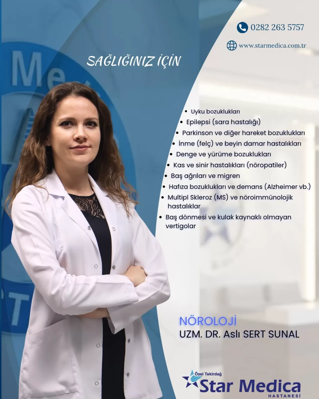 Tekirdağ Star Medica Hastanesi'nde Nörolojik Hastalıklara Modern Tanı ve Tedavi Yaklaşımı