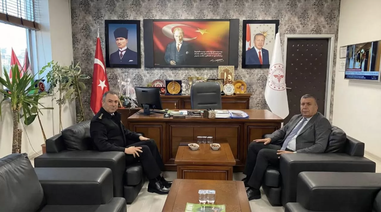 Nevşehir'de Jandarma Komutanından İl Sağlık Müdürüne Ziyaret