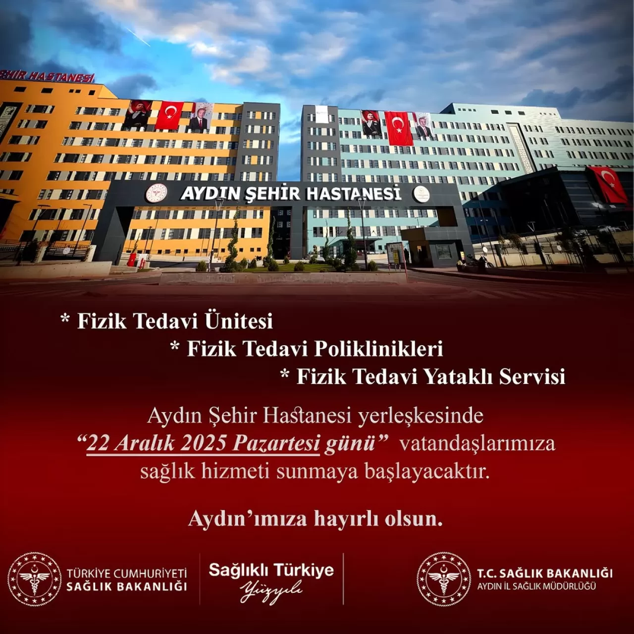 Aydın Şehir Hastanesi'nin Temeli Atıldı