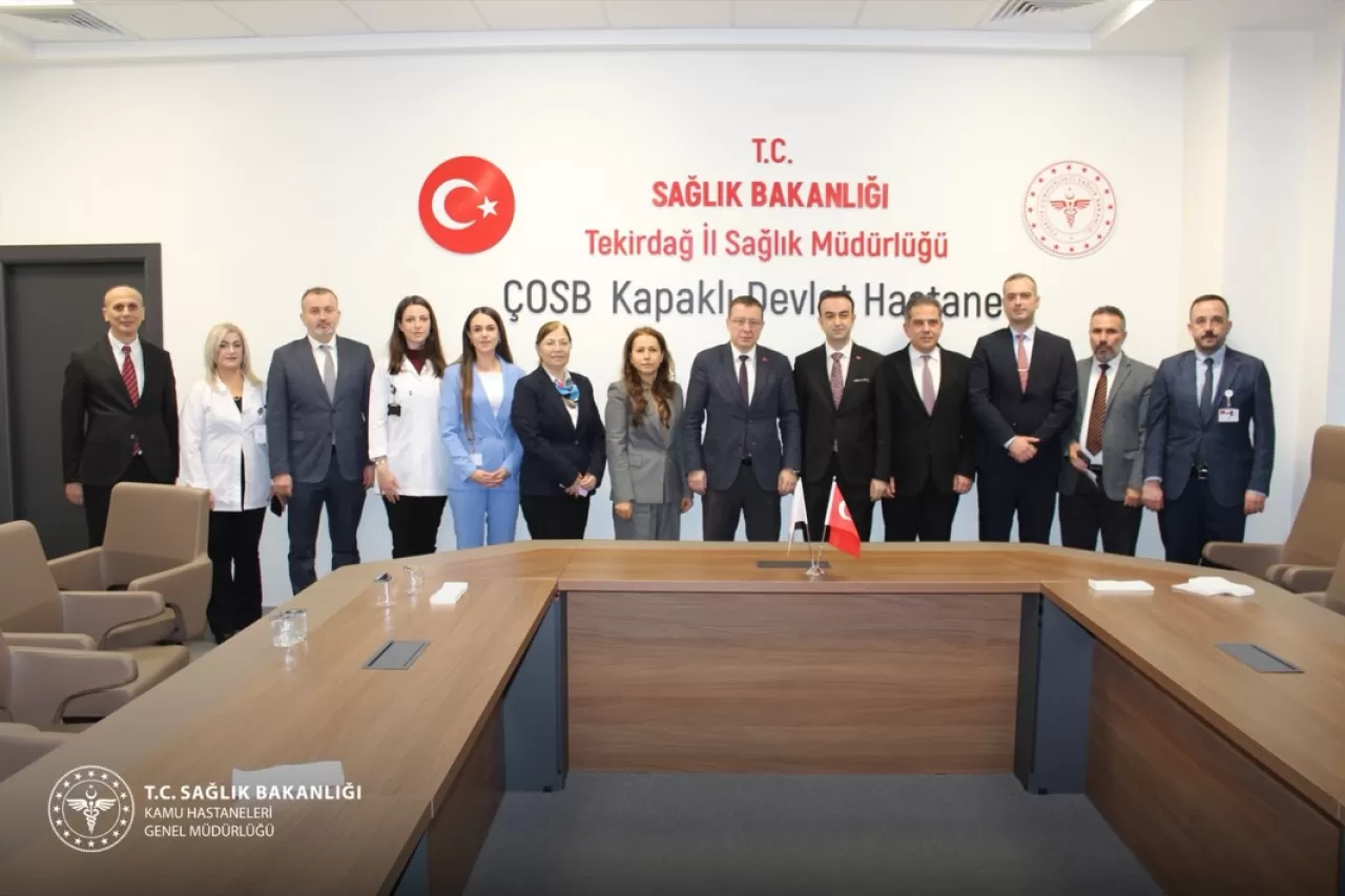 Trabzon Ağız Ve Diş Sağlığı Hastanesi Genel Müdürü ÇOSB Kapaklı Devlet Hastanesi'nde İncelemede Bulundu