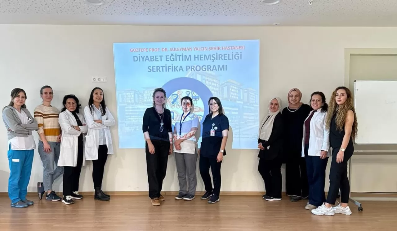 Dr. Süleyman Yalçın Şehir Hastanesi'nde Diyabet Hemşirelik Sertifika Programı Tamamlandı