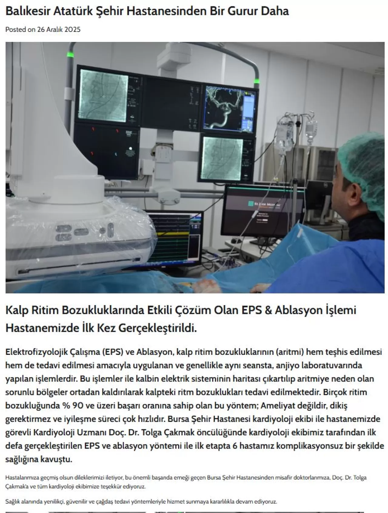 Balıkesir'de Beyaz Kod Uygulaması ile Sağlık Çalışanlarına Şiddetin Önüne Geçiliyor