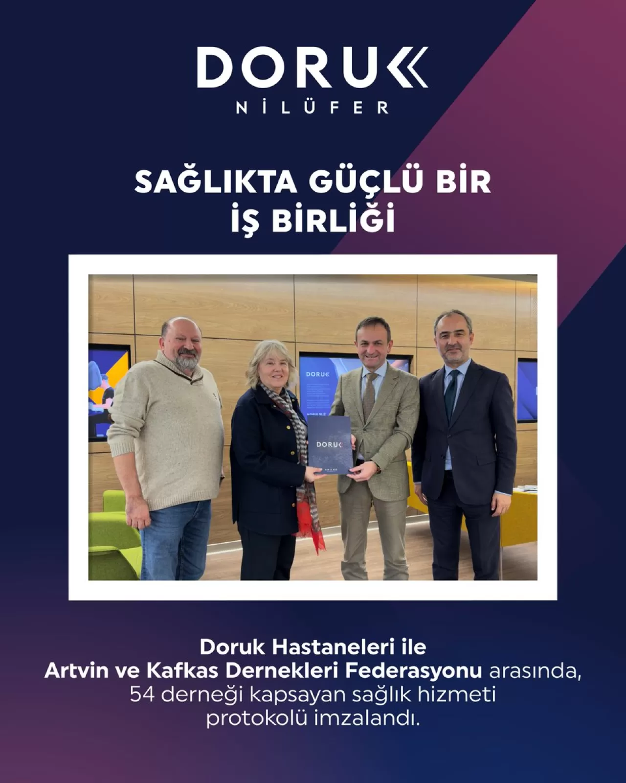 54 Dernek Tek Çatı Altında: Doruk Sağlık Grubu ile Sağlıkta İş Birliği