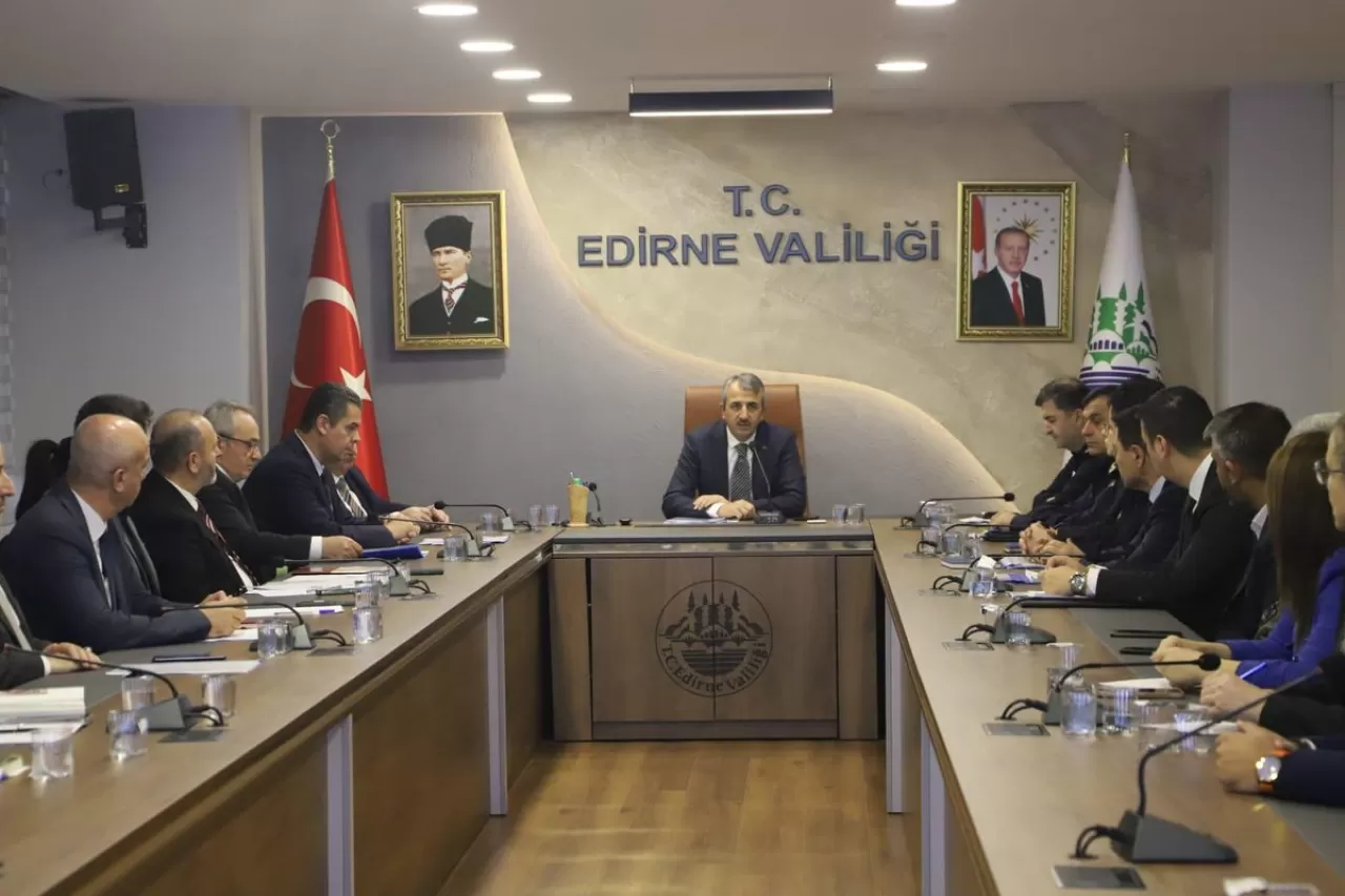 Edirne'de Bağımlılıkla Mücadele İl Koordinasyon Kurulu Toplantısı Yapıldı