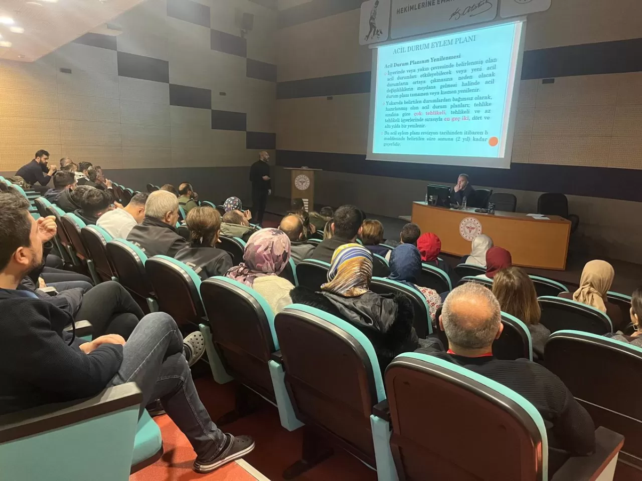 Trabzon Ağız ve Diş Sağlığı Hastanesi Personeline Acil Durum Eğitimi