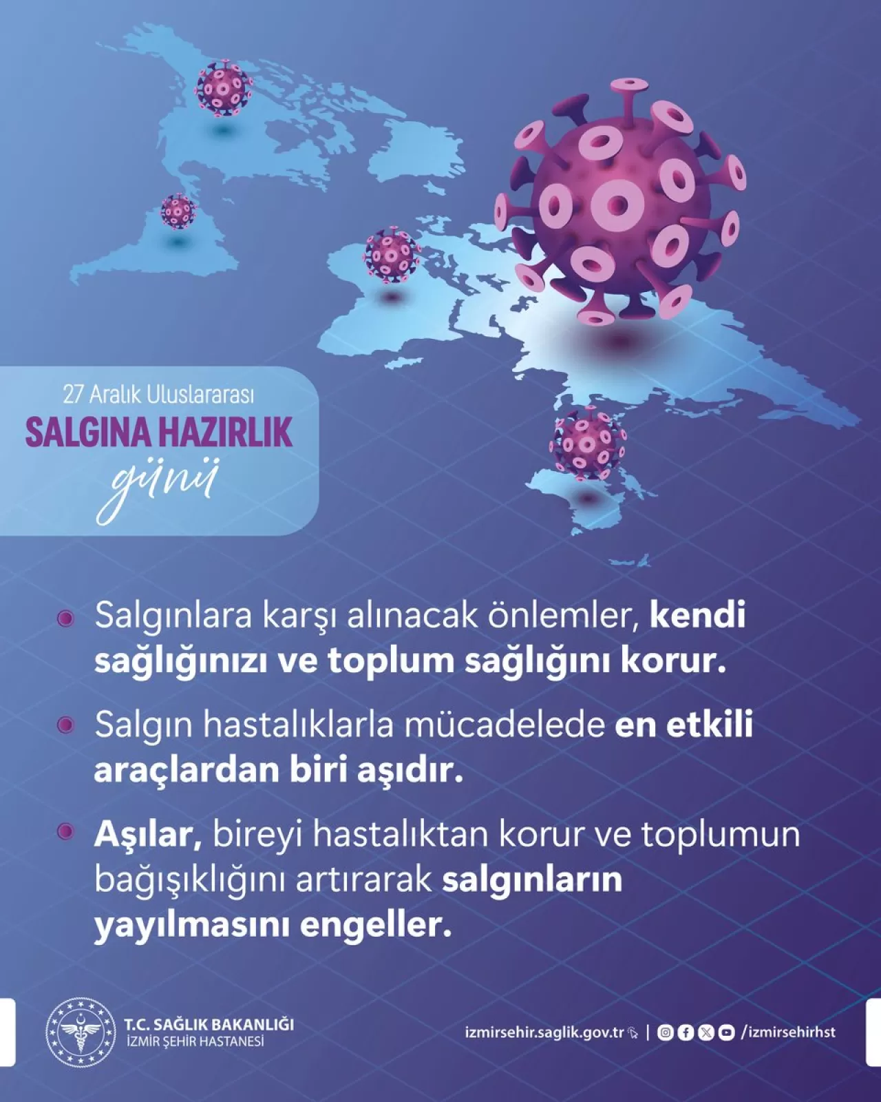 İzmir Şehir Hastanesi'nden Salgınla Mücadelede Aşı Vurgusu