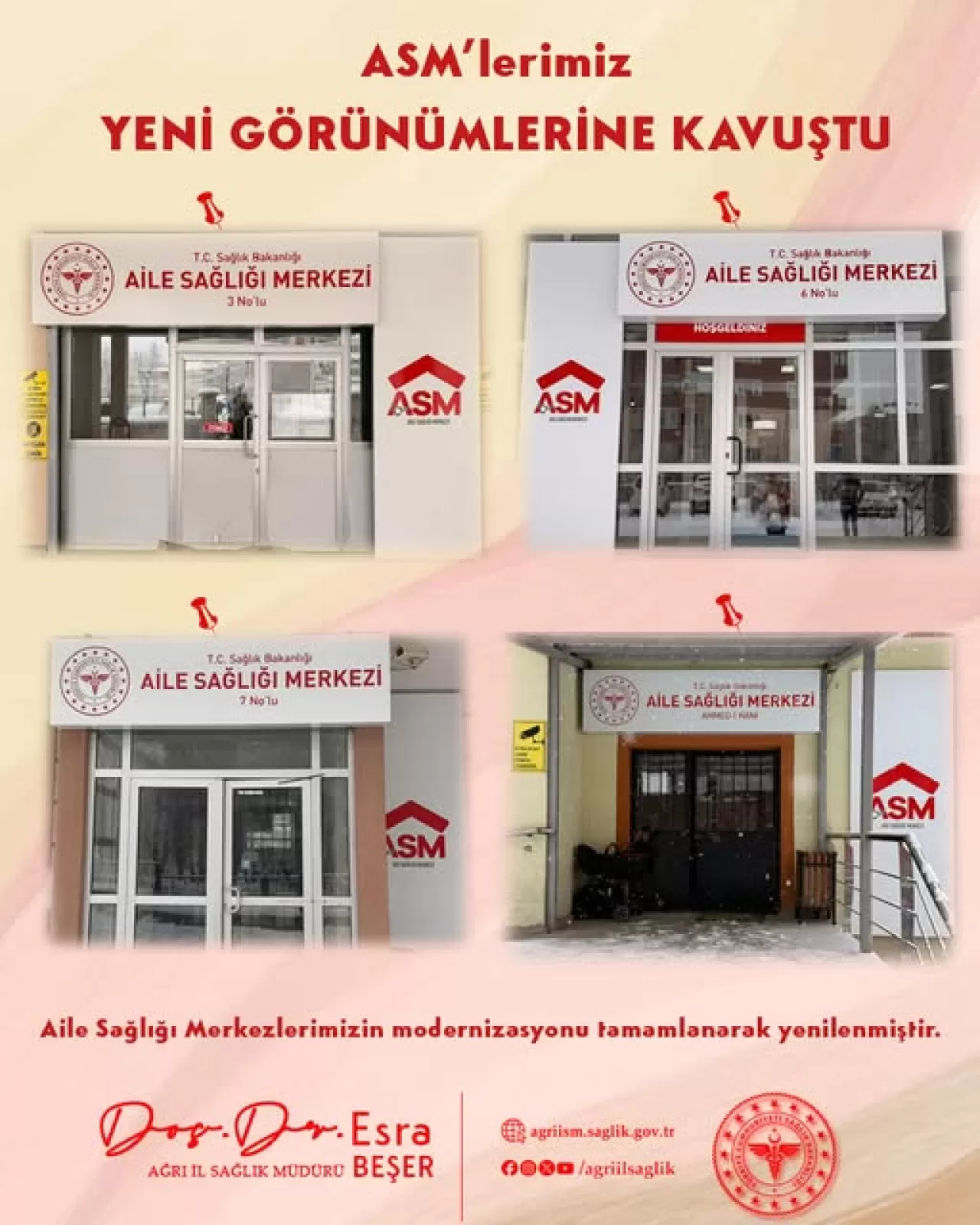 Ağrı'da Aile Sağlığı Merkezleri Modernize Edildi
