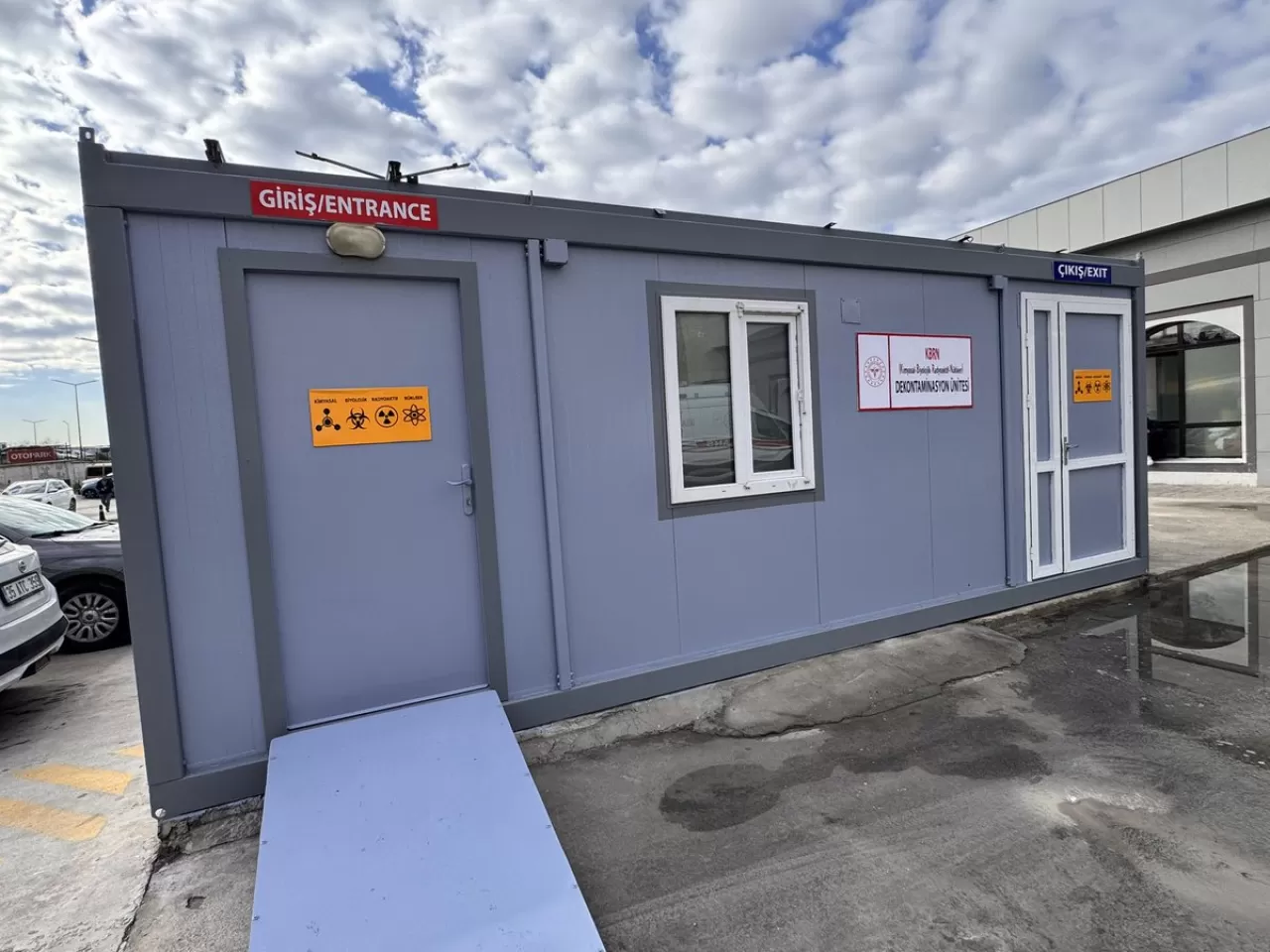 Buca'da KBRN Dekontaminasyon Ünitesi Hizmete Açıldı