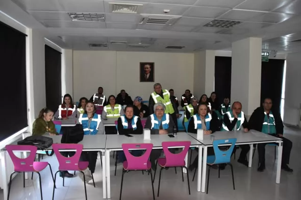 Burdur'da Sağlık Çalışanlarına Yangın Tatbikatı