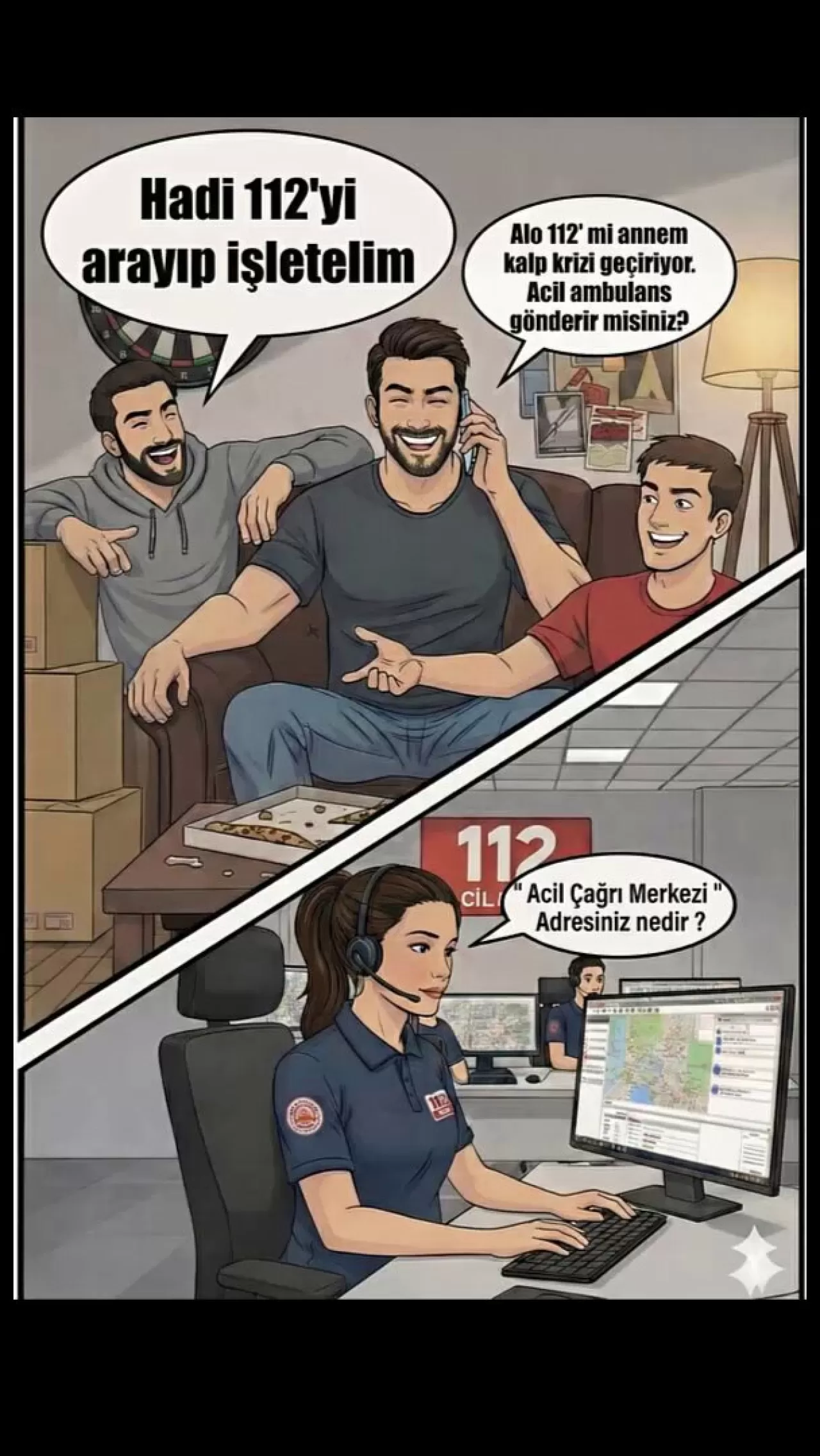 Muş'ta 112 Acil Çağrı Hattının Gereksiz Aranmasına Ağır Para Cezası