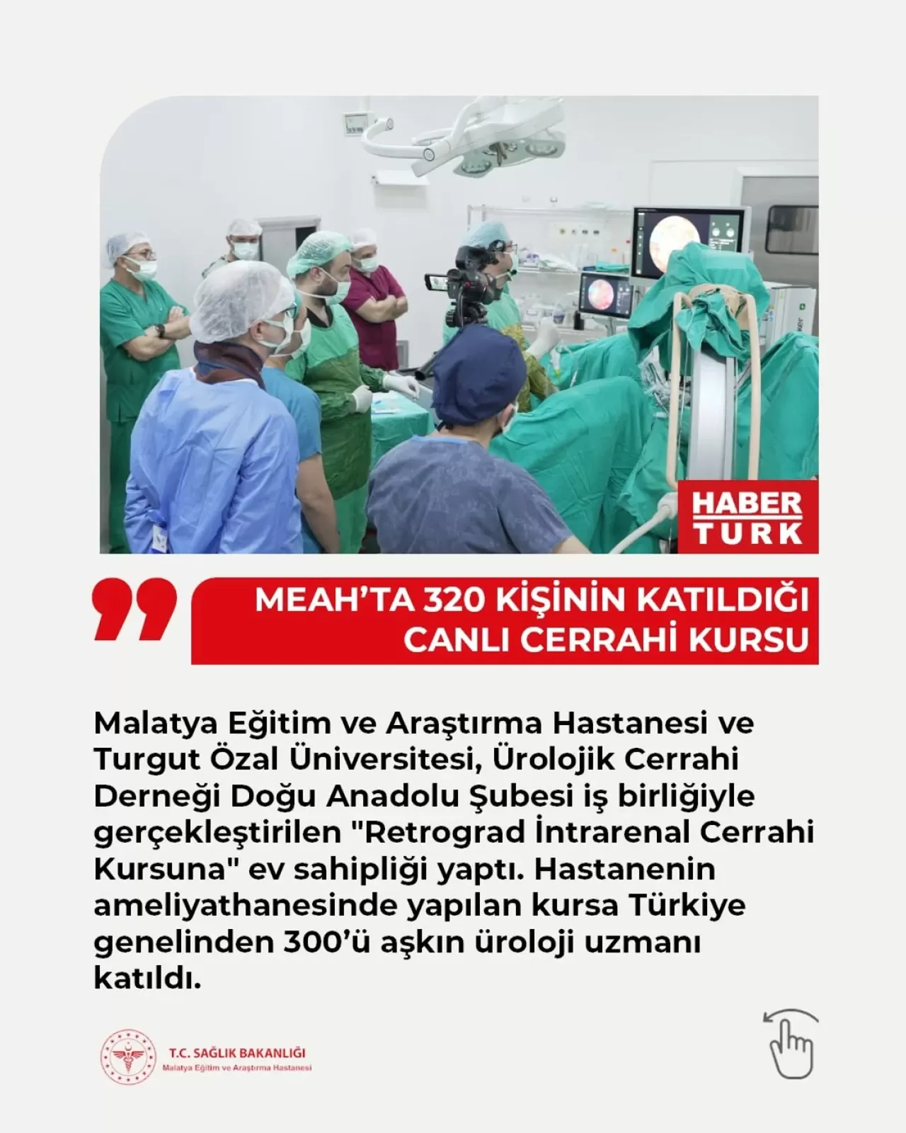 Malatya'da Gerçekleştirilen RIRS Kursu Üroloji Uzmanlarını Buluşturdu