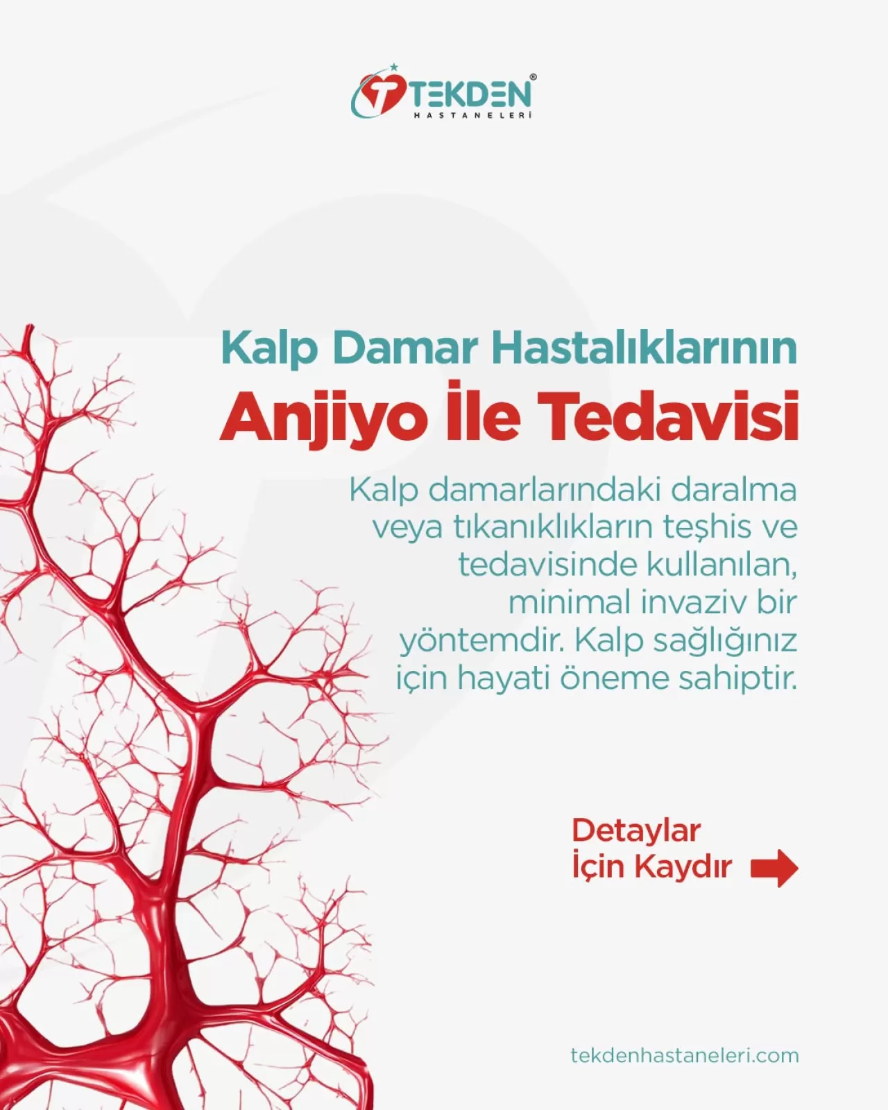 Kayseri Tekden Hastanesi'nde Modern Anjiyo ile Kalp Damar Tedavisi