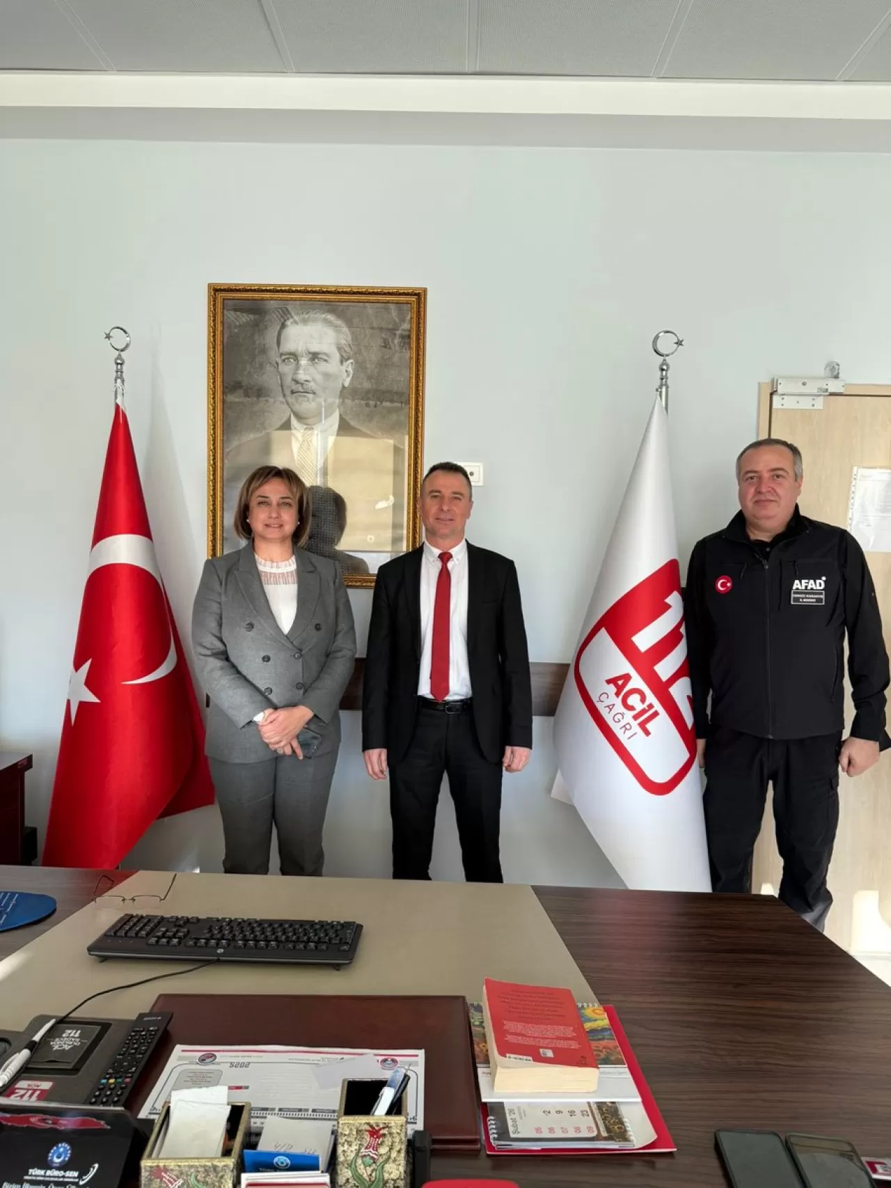 Edirne'de 112 Acil Çağrı Merkezi Ziyareti