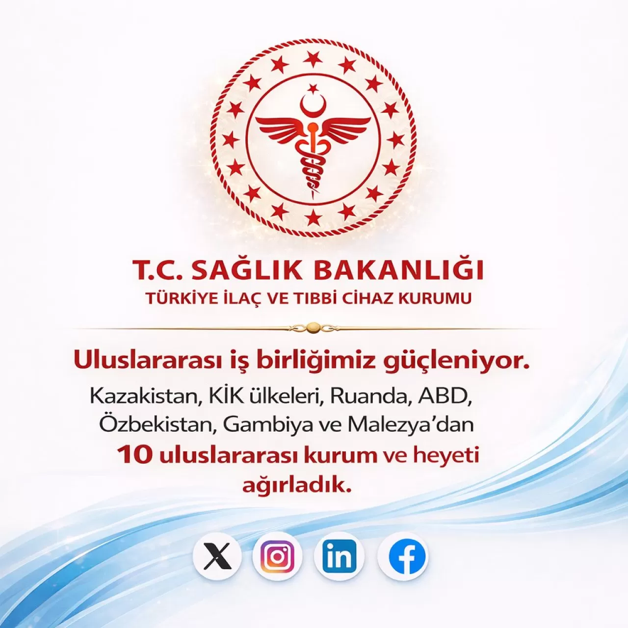 Türkiye, 10 Uluslararası Sağlık Heyetini Ağırladı