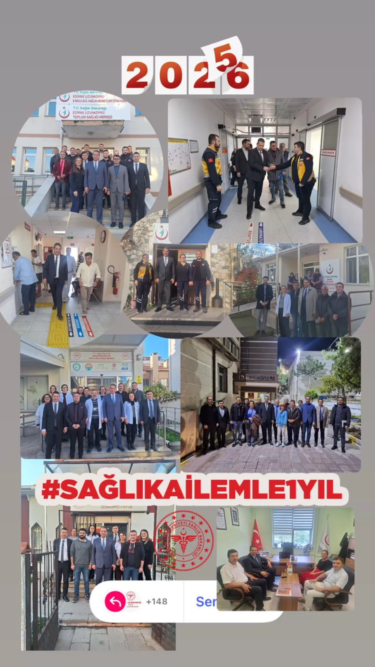 Edirne Sağlık Müdürlüğü, Sağlıklı Şehir ve Sağlıkta 2025 Vizyonuyla Yoluna Devam Ediyor