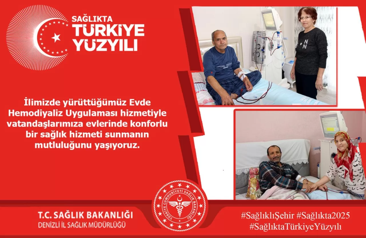 Denizli'de Evde Hemodiyaliz Hizmeti Başladı