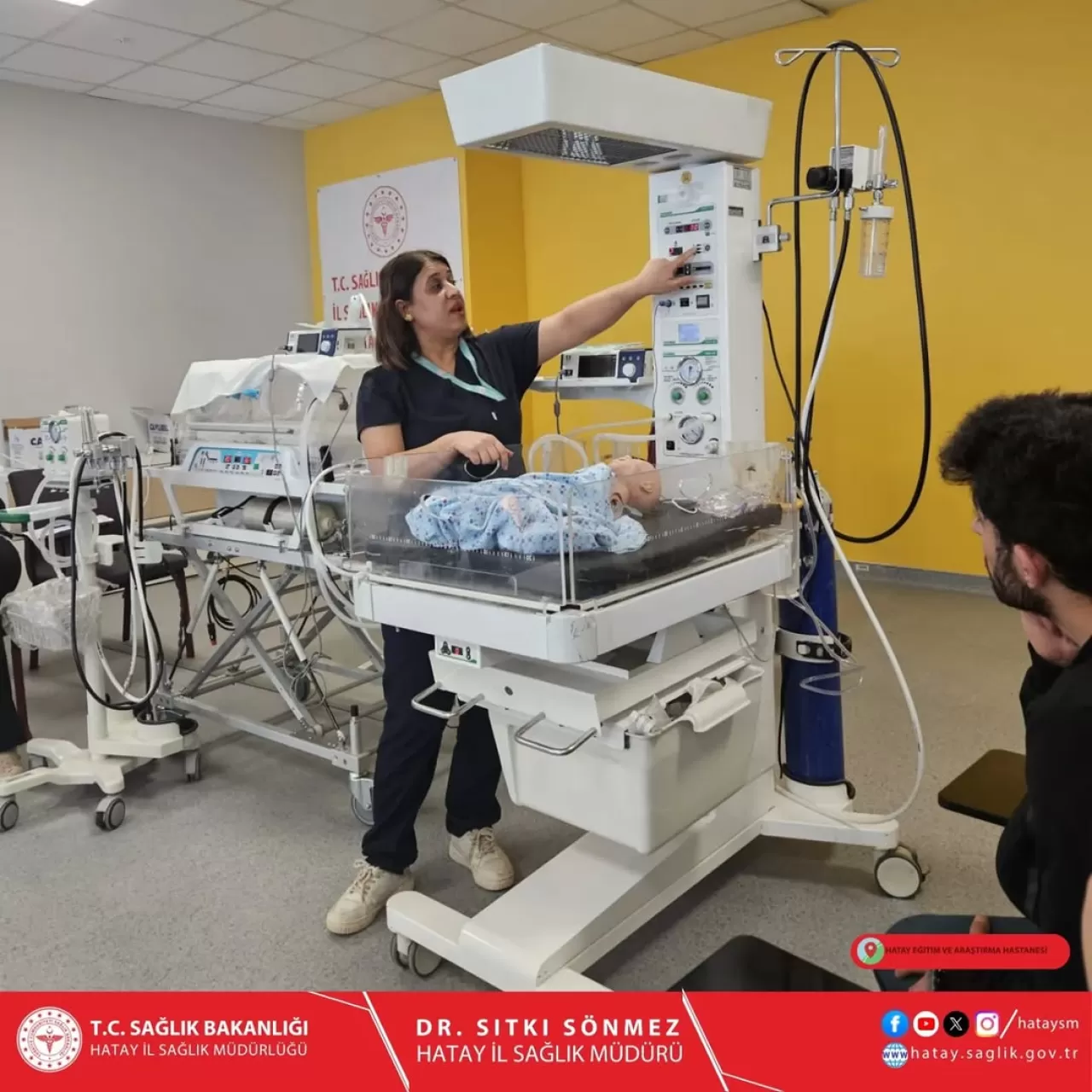 Hatay'da Yenidoğan Hasta Güvenliği İçin Eğitim Düzenlendi