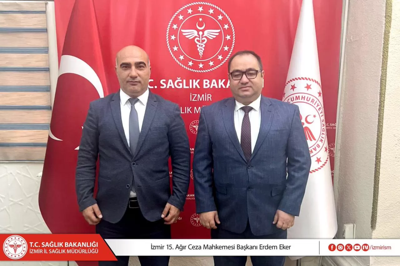 İzmir Ağır Ceza Mahkemesi Başkanı, İl Sağlık Müdürü Ayhan Kul'u Ziyaret Etti