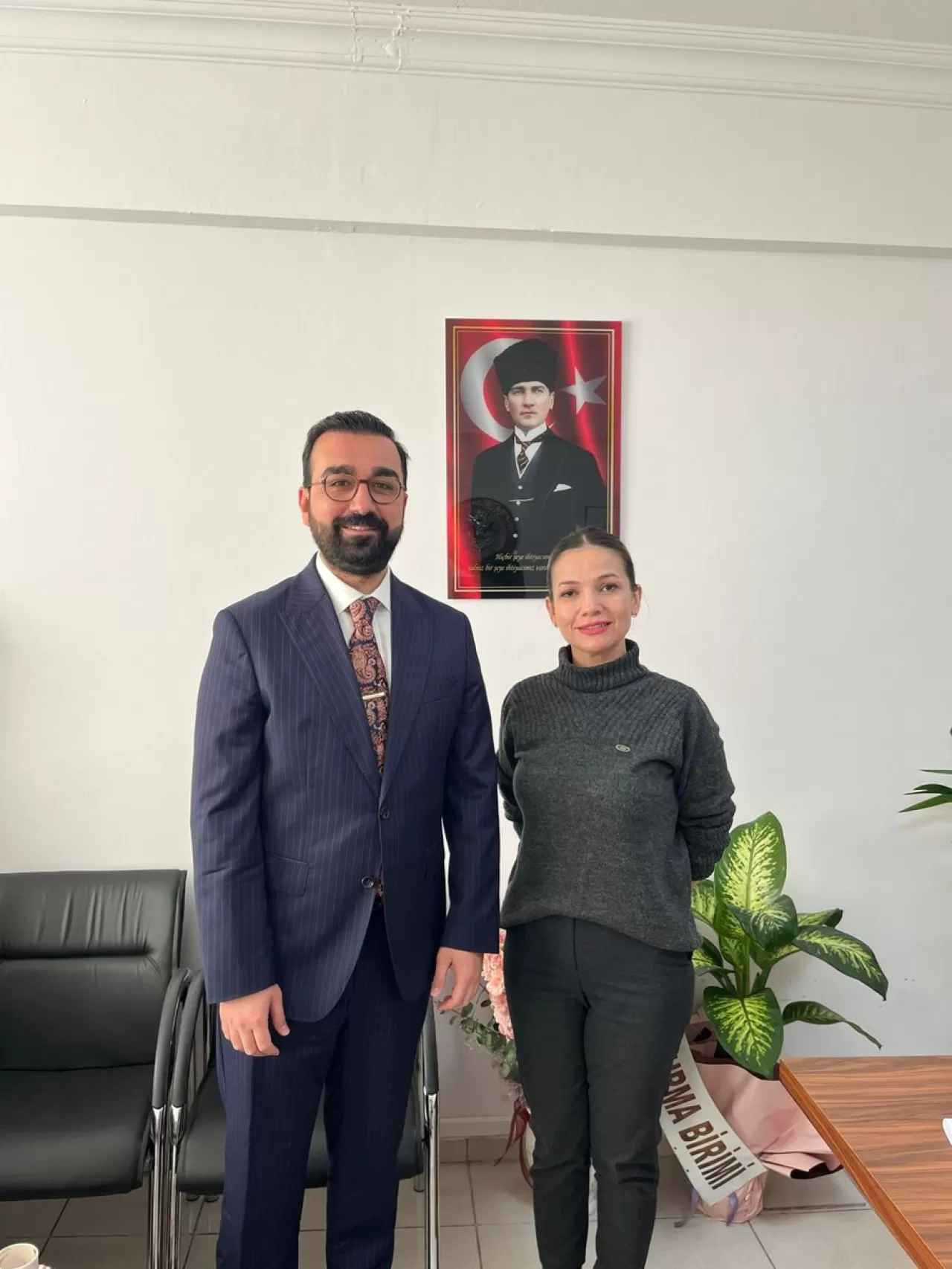 Kemer Devlet Hastanesi Başhekimi, İl Sağlık Müdürlüğü Yetkilisini Ziyaret Etti