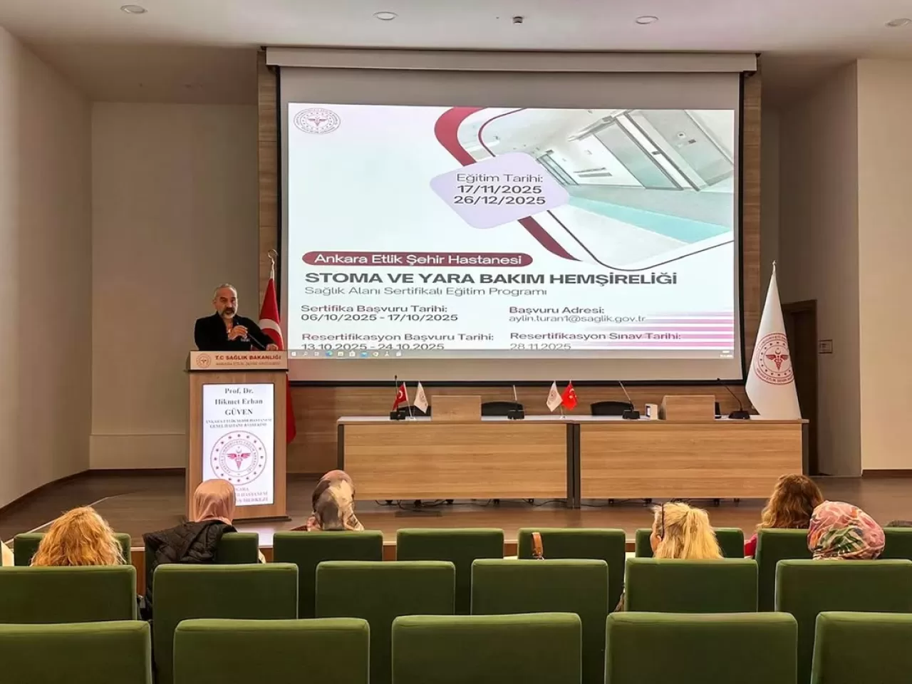 Etlik Şehir Hastanesi'nde Stoma ve Yara Bakım Hemşireliği Eğitimi Tamamlandı