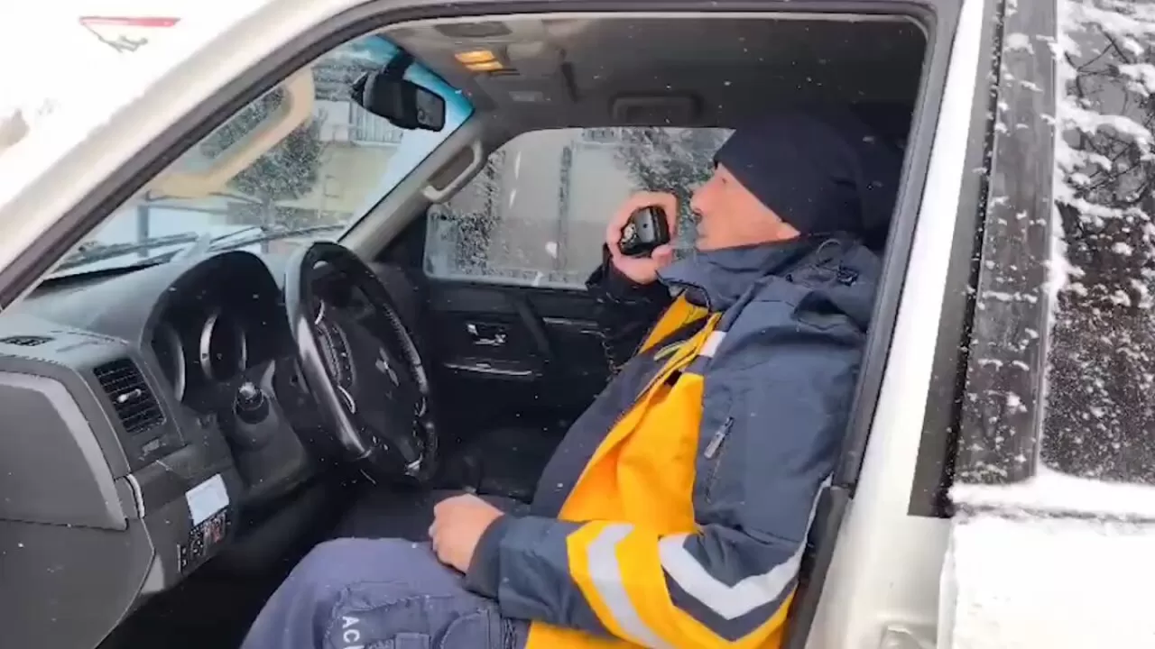 Sanlıurfa'da Kış Şartlarında Sağlık Hizmeti İçin Paletli Ambulanslar Devreye Alındı