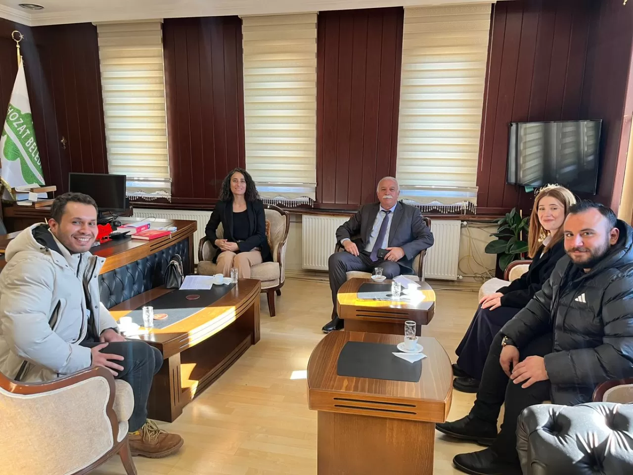 Tunceli 112 Acil Çağrı Merkezi, Hozat Belediye Başkanı Aydın Kaya'yı Ağırladı