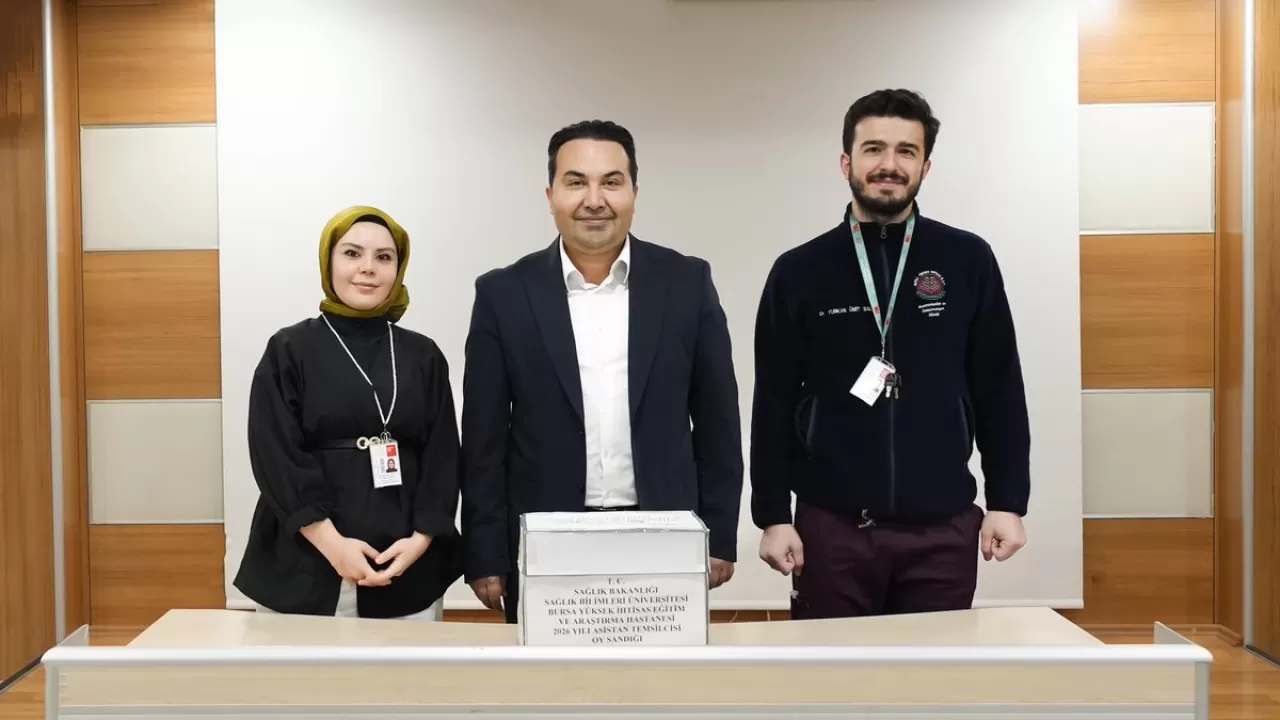 SBÜ Bursa Yüksek İhtisas Hastanesi'nde Asistan Temsilciliği Seçimi Gerçekleştirildi