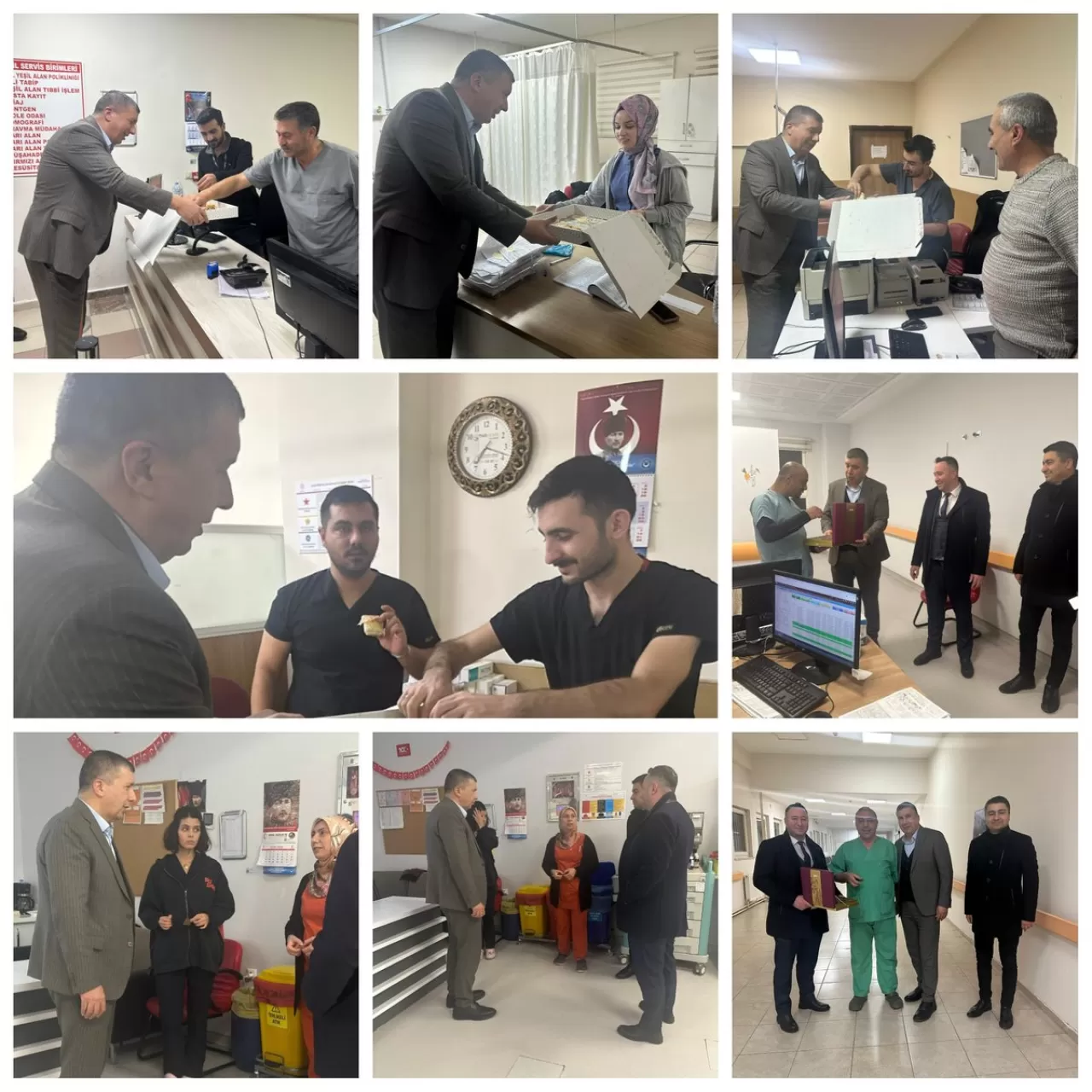 Nevşehir'de Sağlık Çalışanlarına Gece Vakti Moral Ziyareti