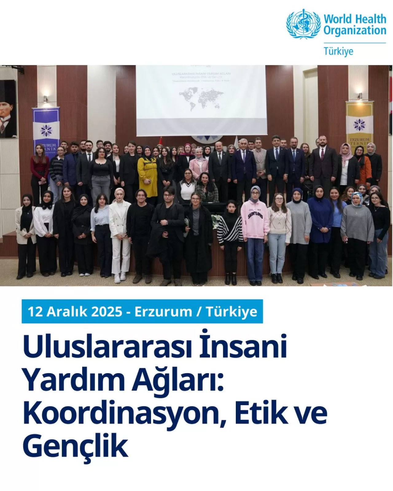 DSÖ Temsilcisi, Erzurum'da İnsan Hakları ve Genç Liderliğini Konuştu