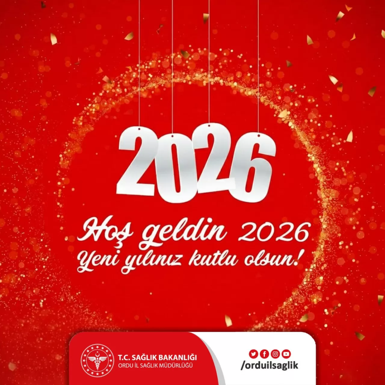 Ordu'da Sağlık Çalışanlarından Yeni Yıl Mesajı