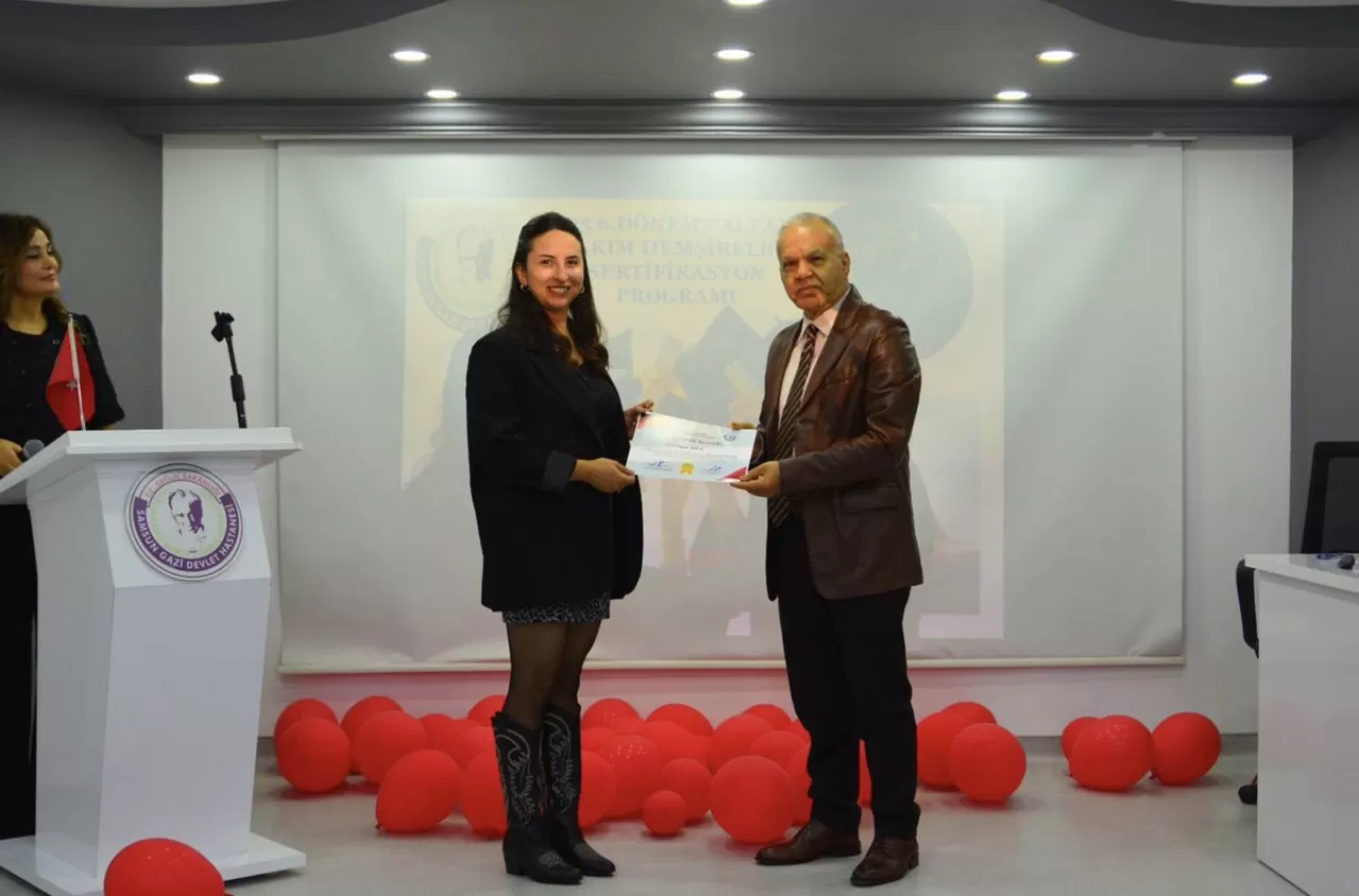 Samsun Gazi Devlet Hastanesi'nde Hemşirelere Yönelik Eğitim Programı Tamamlandı