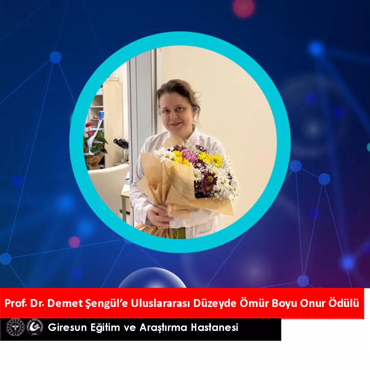 Prof. Dr. Demet Şengül'e Uluslararası Ömür Boyu Onur Ödülü