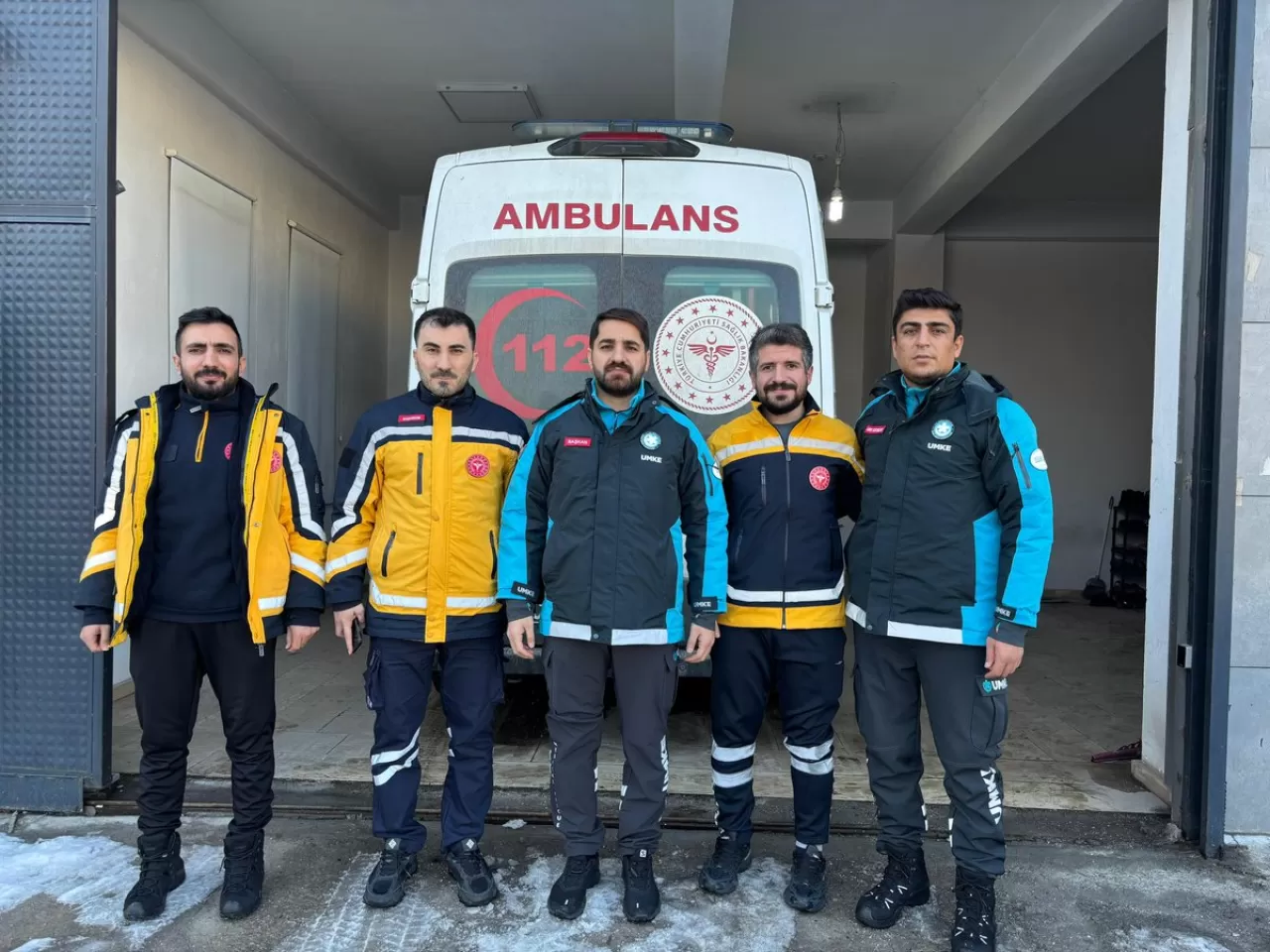 Batman'da Sağlık Ekipleri Kar Yağışına Rağmen Görev Başında