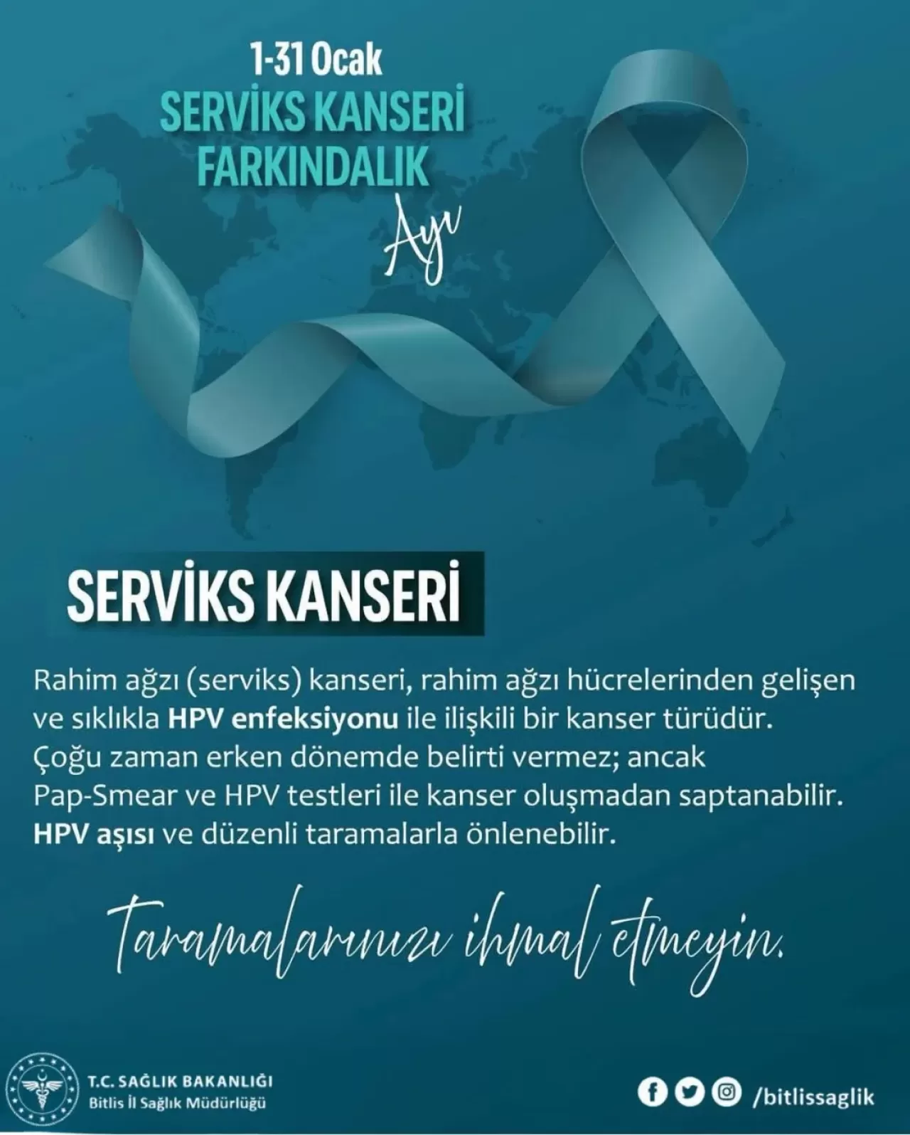 Serviks Kanseri ile Mücadelede Erken Tanı ve Farkındalık Vurgusu