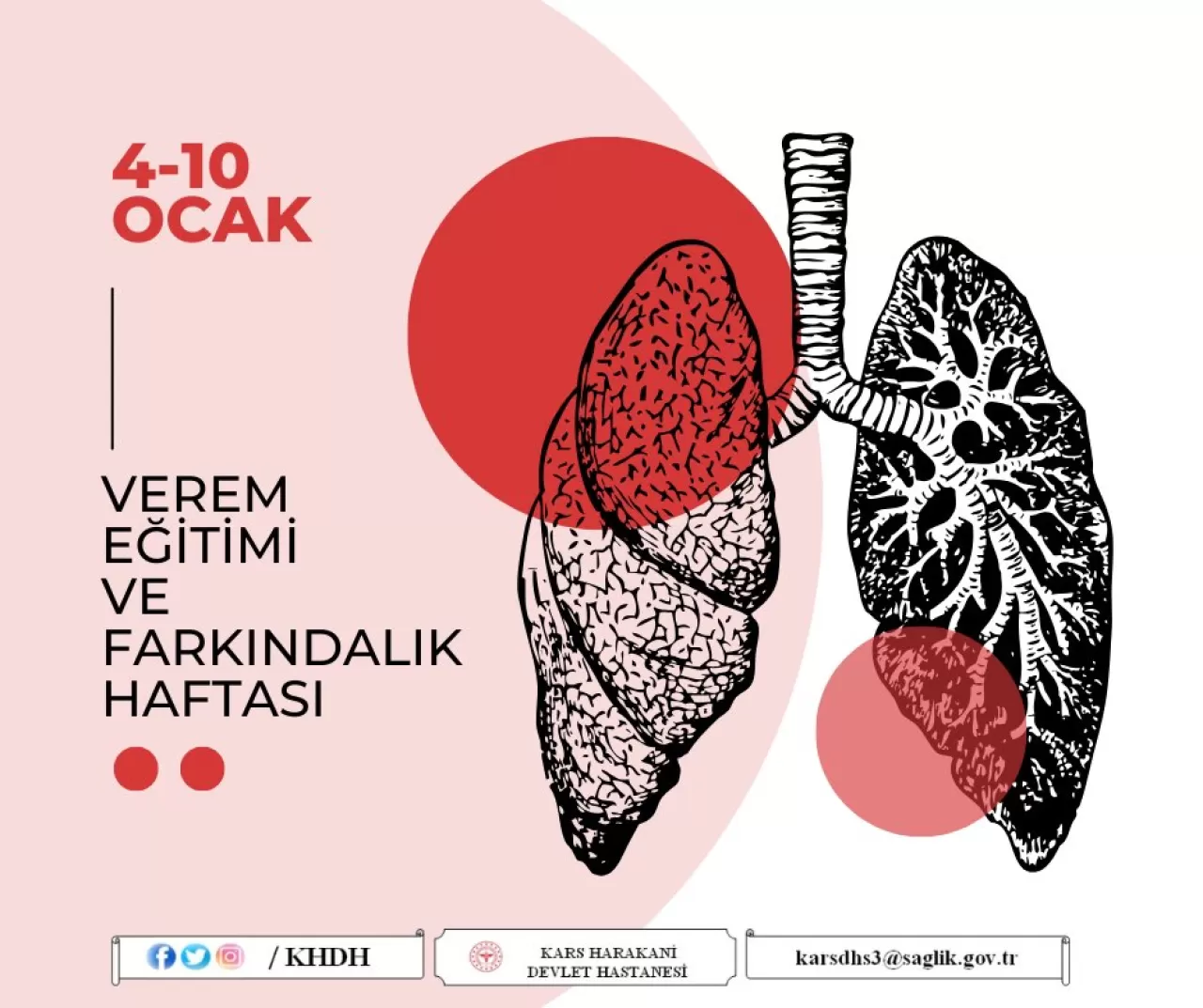 Kars'ta Verem Haftası'nda Hastalığın Belirtilerine Dikkat Çekildi