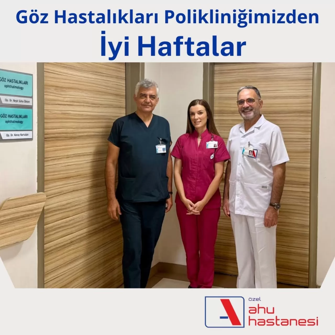 Muğla Ahu Hastanesi Göz Polikliniği Yeni Haftaya Hazır