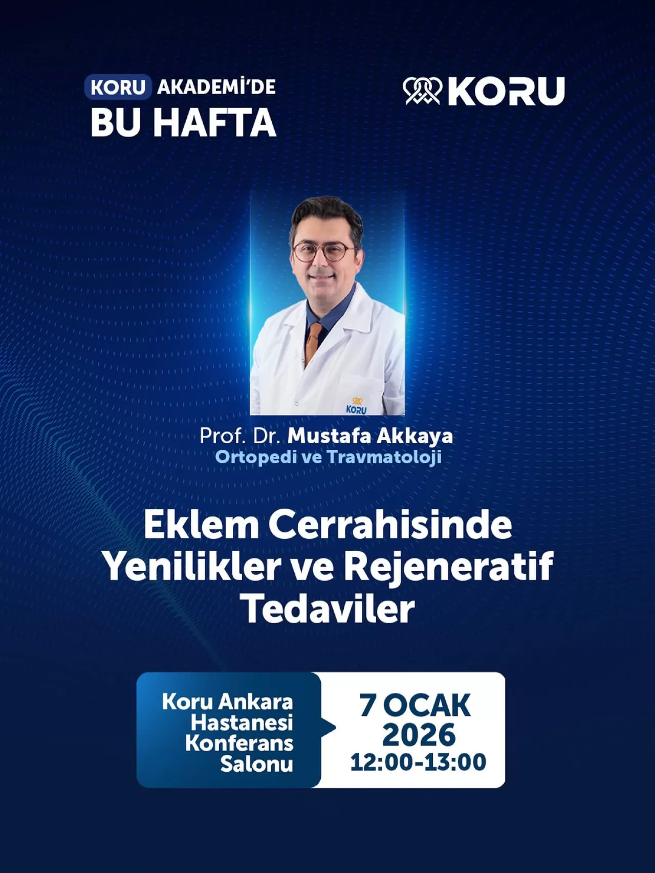 Eklem Cerrahisindeki Yenilikler Koru Hastanesi'nde Masaya Yatırılıyor