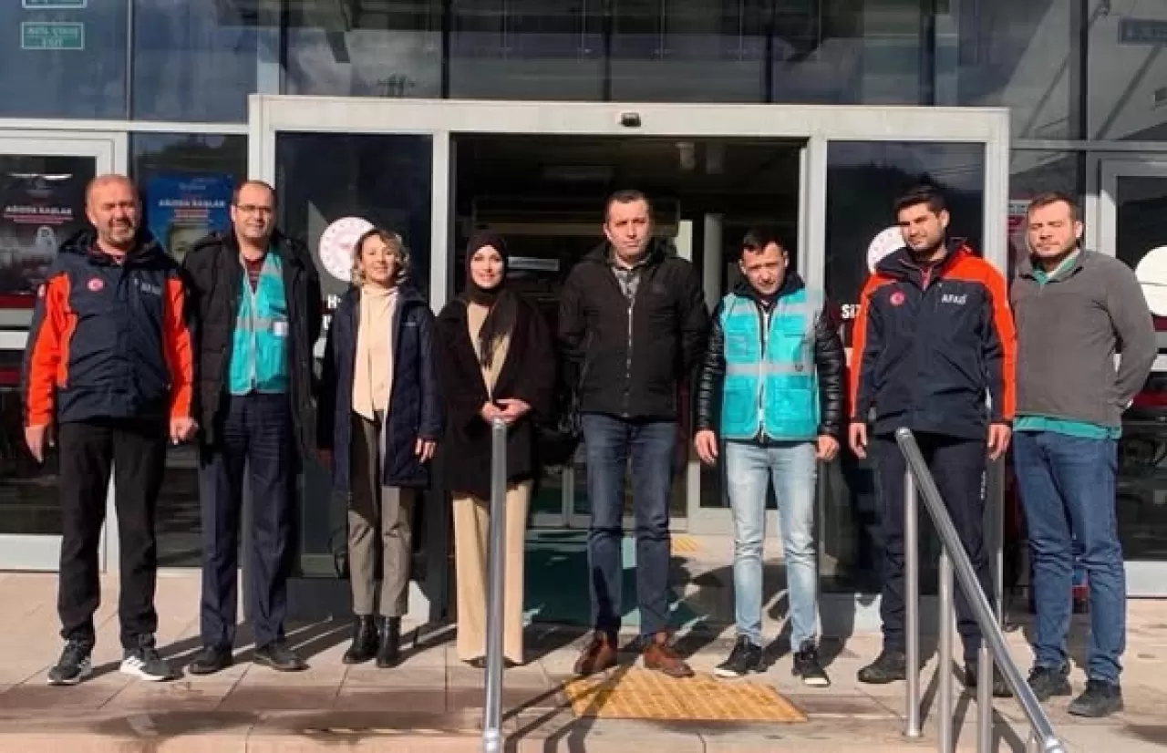 Burdur'da Sağlık Personeline Yangın Tatbikatı Eğitimi